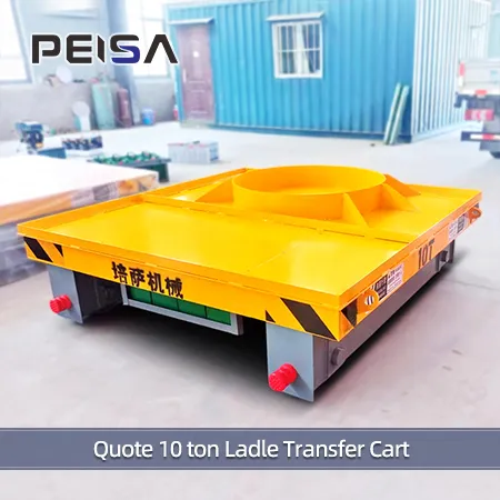Hot Metal Ladle Transfer Cart